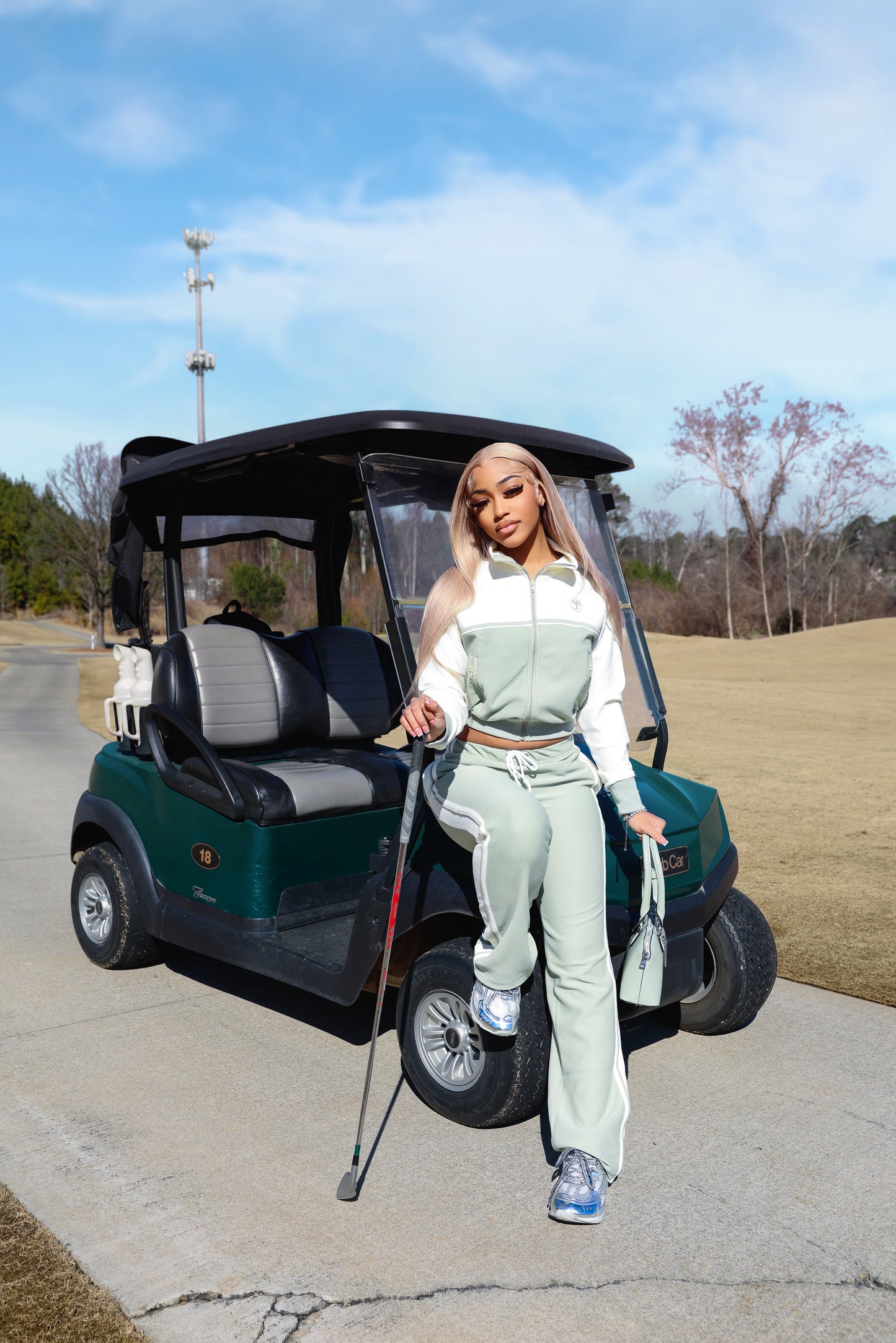 WAFFLE KNIT 2.0(SAGE)