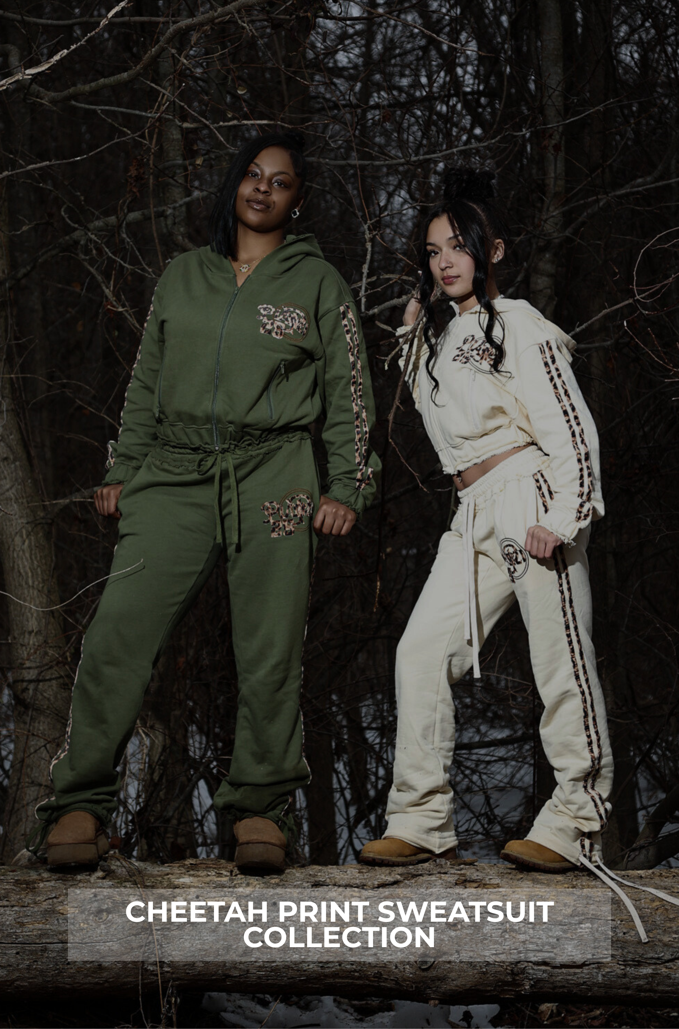 CHEETAH PRINT SWEATSUIT COLLECTION