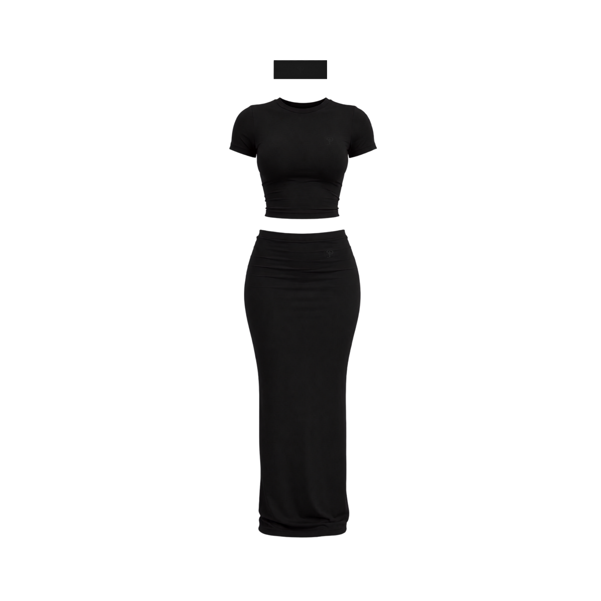 Bloom Maxi Skirt Set(NOIR)
