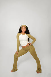 PRETTY GIRL SET (OLIVE)