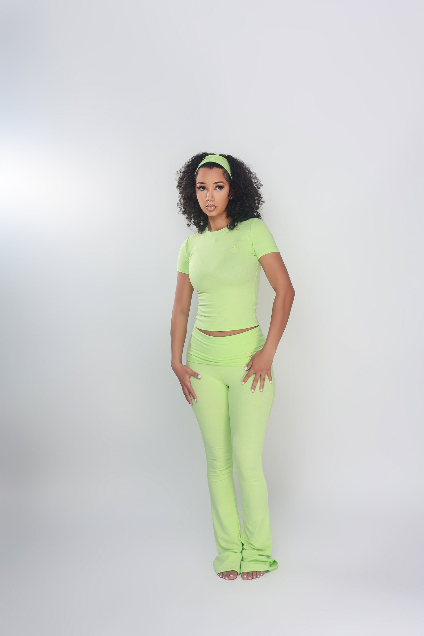 PRETTY GIRL SET(LIME)