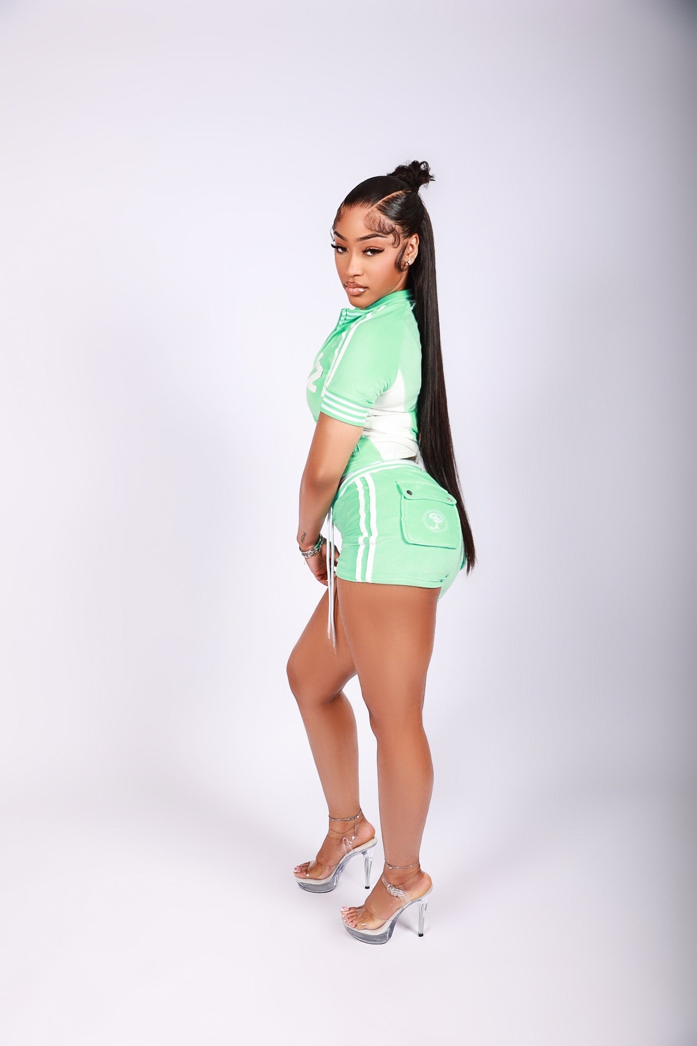 Short Velour Set (MINT)