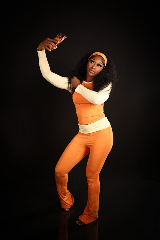 PRETTY GIRL SET (APRICOT)