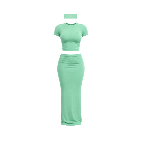Bloom Maxi Skirt(MINT)