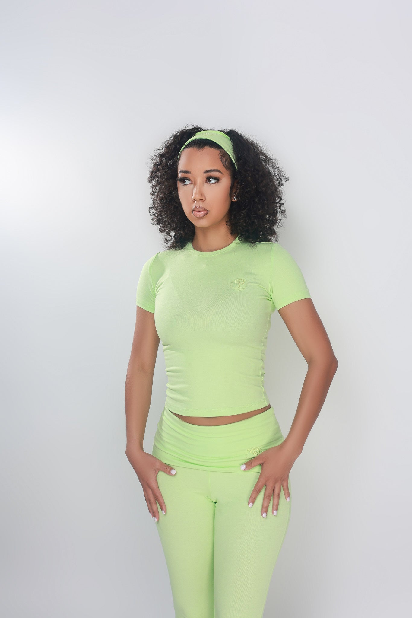 PRETTY GIRL SET(LIME)