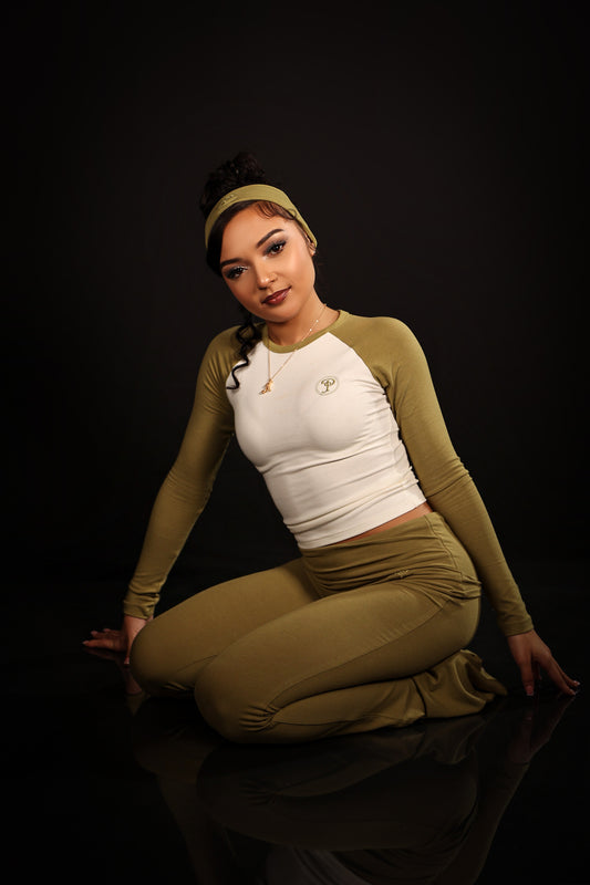 PRETTY GIRL SET (OLIVE)