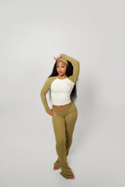 PRETTY GIRL SET (OLIVE)