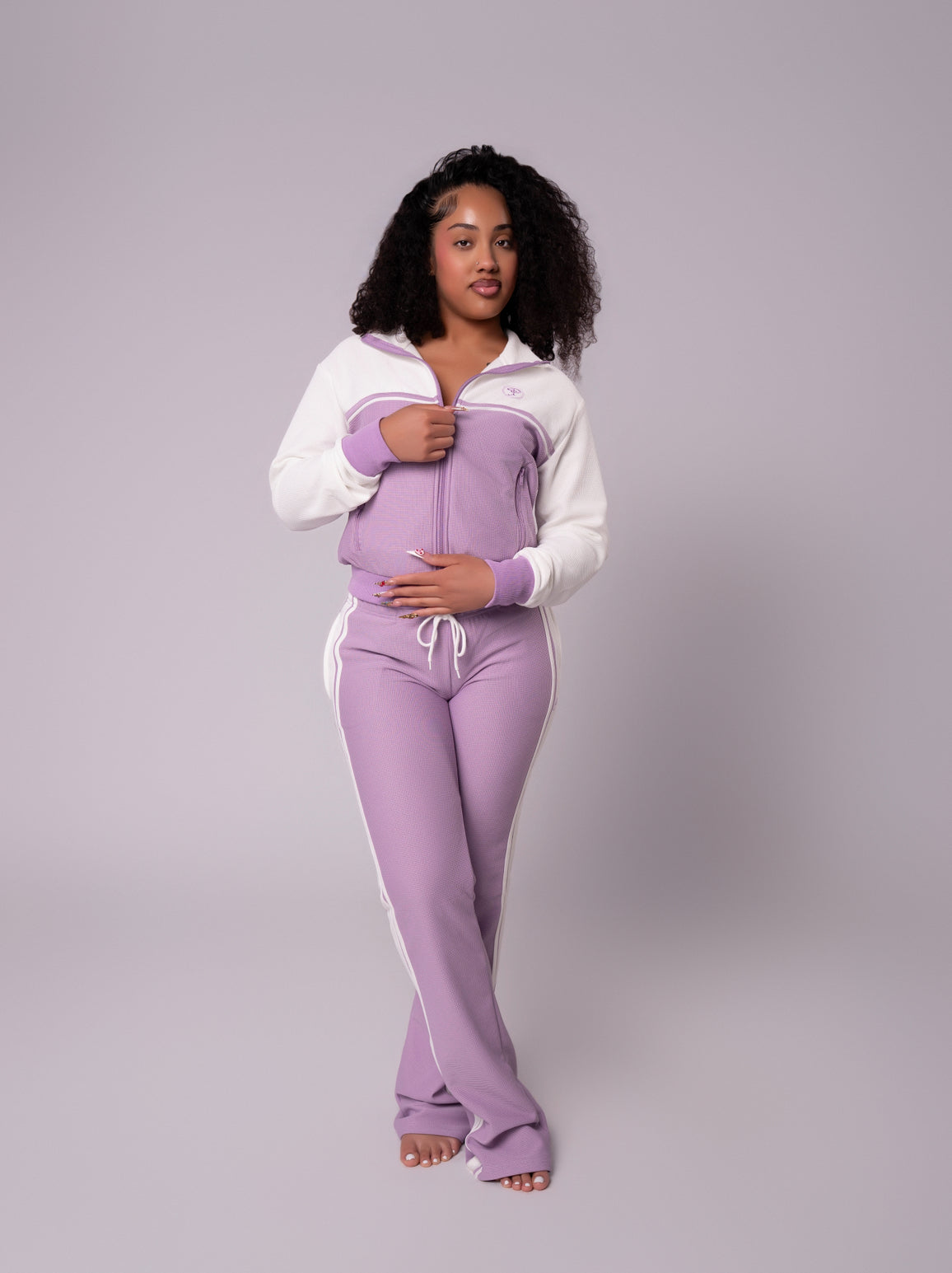 WAFFLE KNIT 2.0(LILAC)