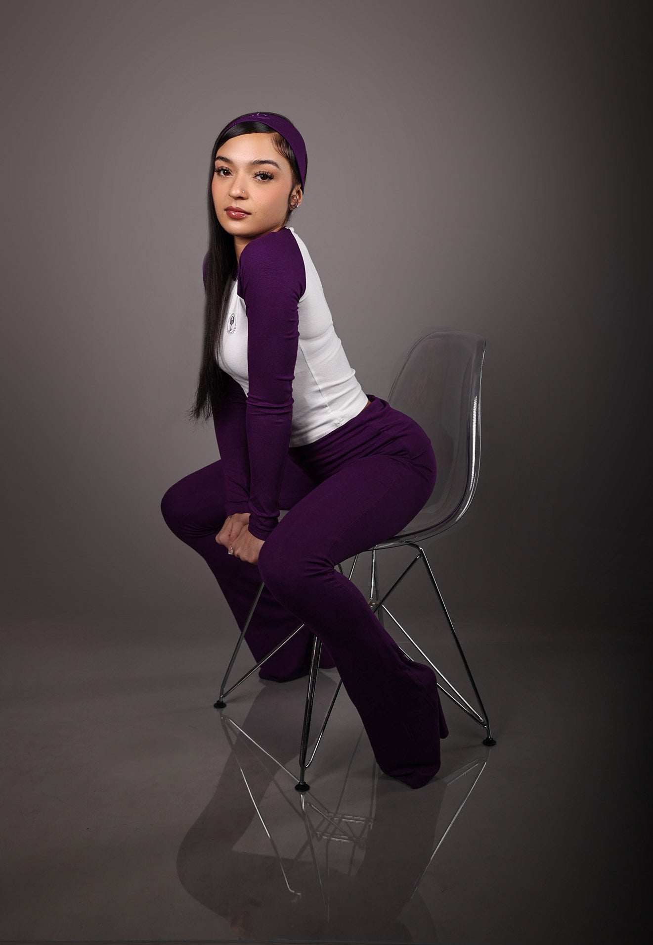 PRETTY GIRL SET (PLUM)