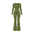 Sculpt Jumpsuit (OLIVE)