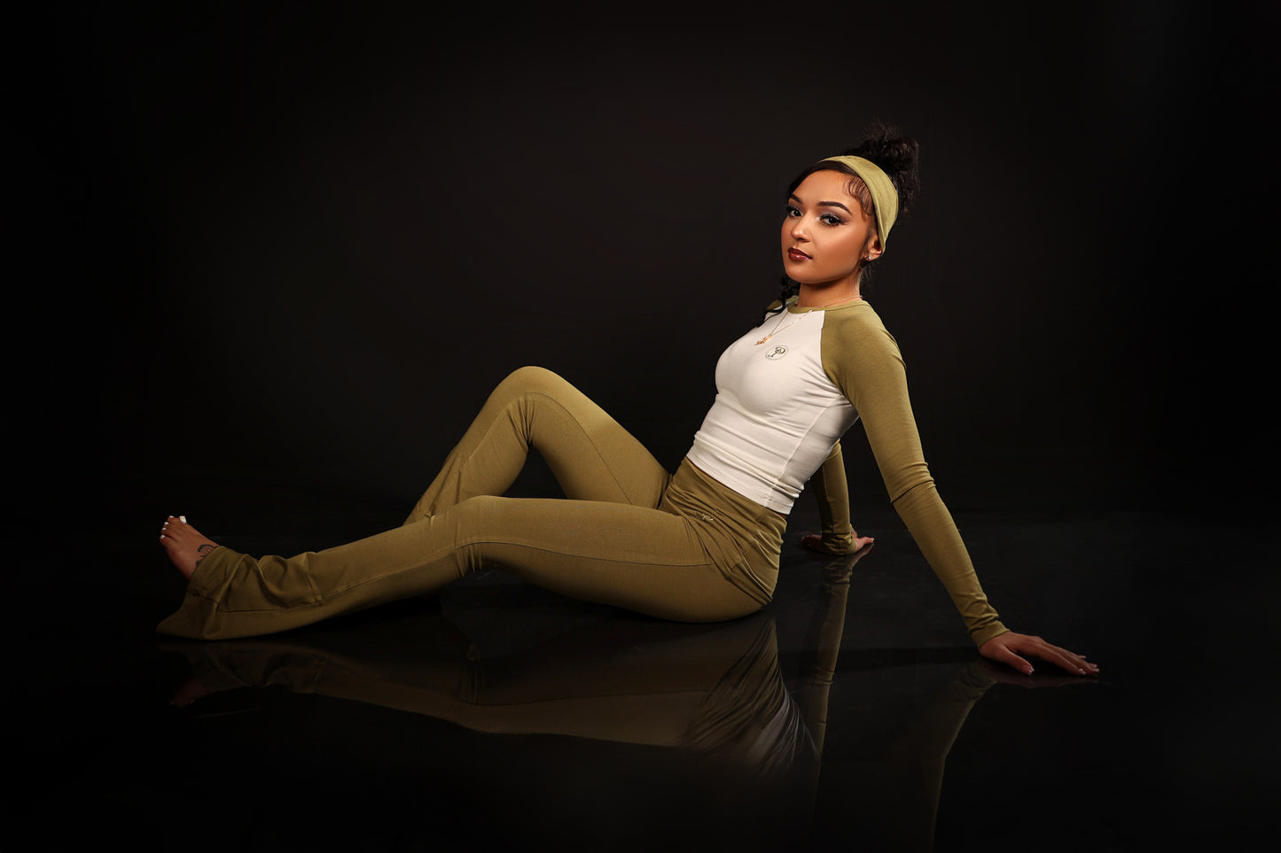 PRETTY GIRL SET (OLIVE)