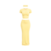 Bloom Maxi Skirt Set(SUN)