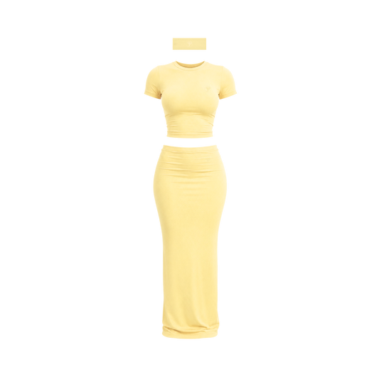 Bloom Maxi Skirt Set(SUN)