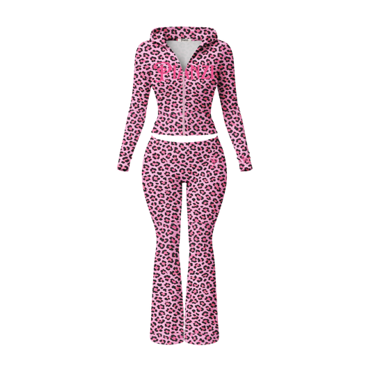 CHEETAH PRINT SET(FUCHSIA)