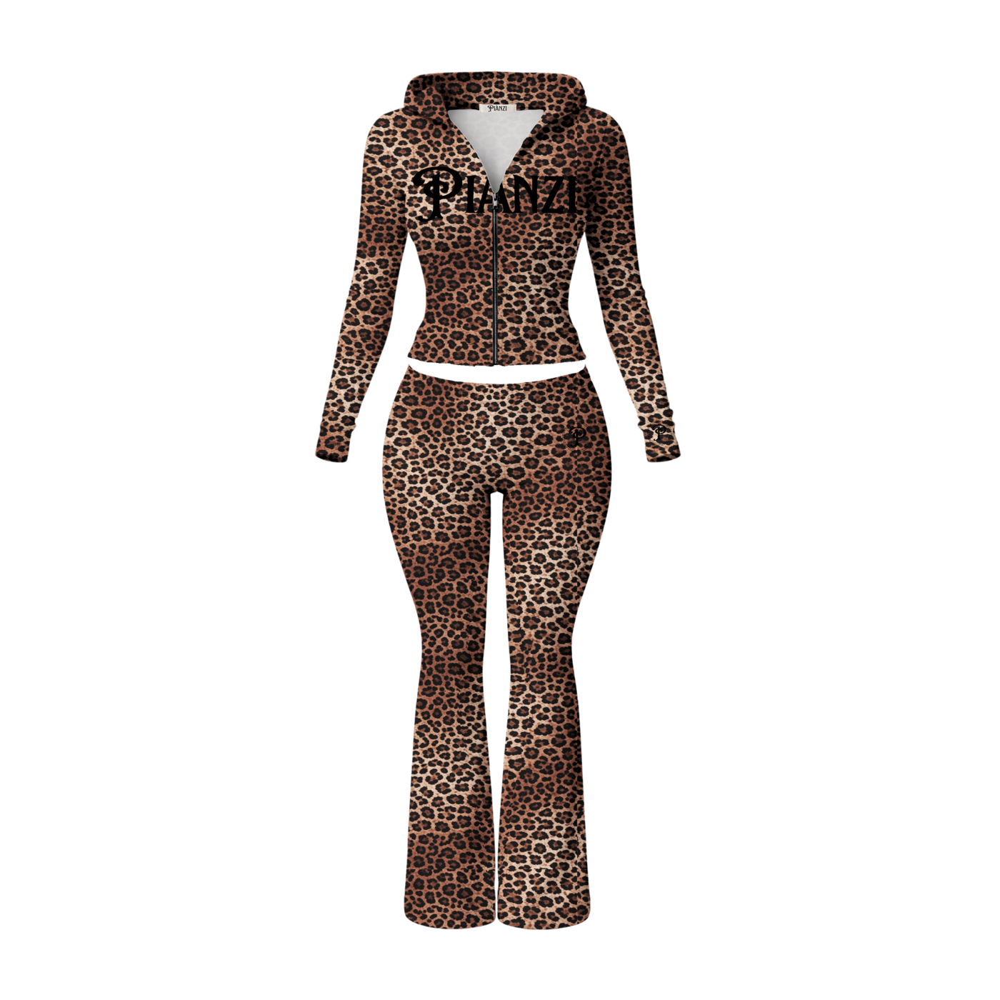 CHEETAH PRINT SET(SEPIA)