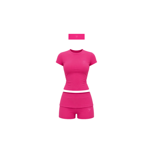 PRETTY GIRL SET(MAGENTA)