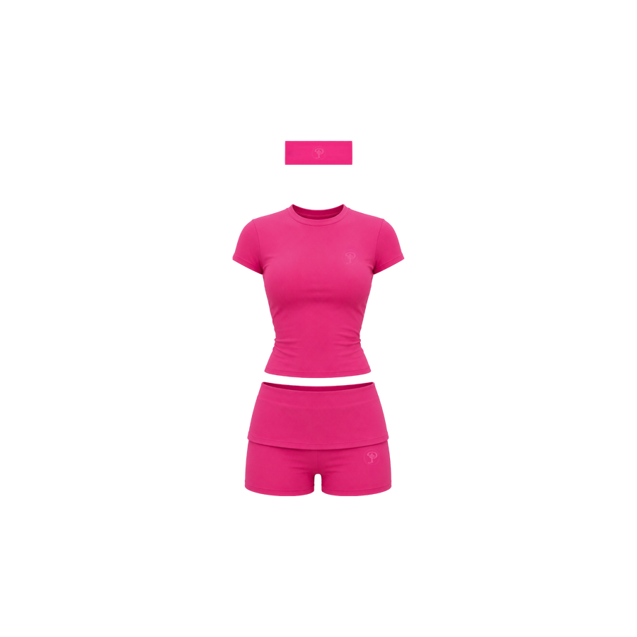 PRETTY GIRL SET(MAGENTA)