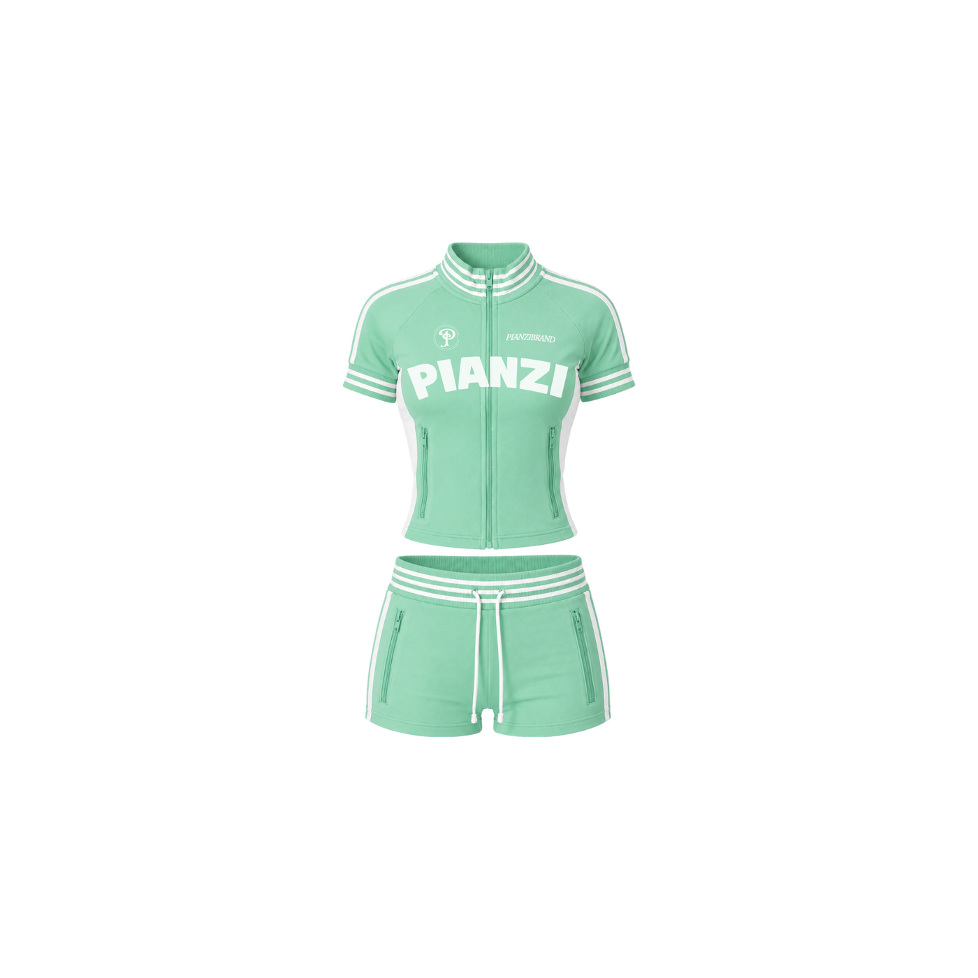 Short Velour Set (Mint)