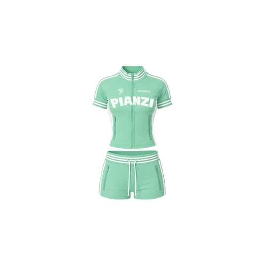 Short Velour Set (Mint)