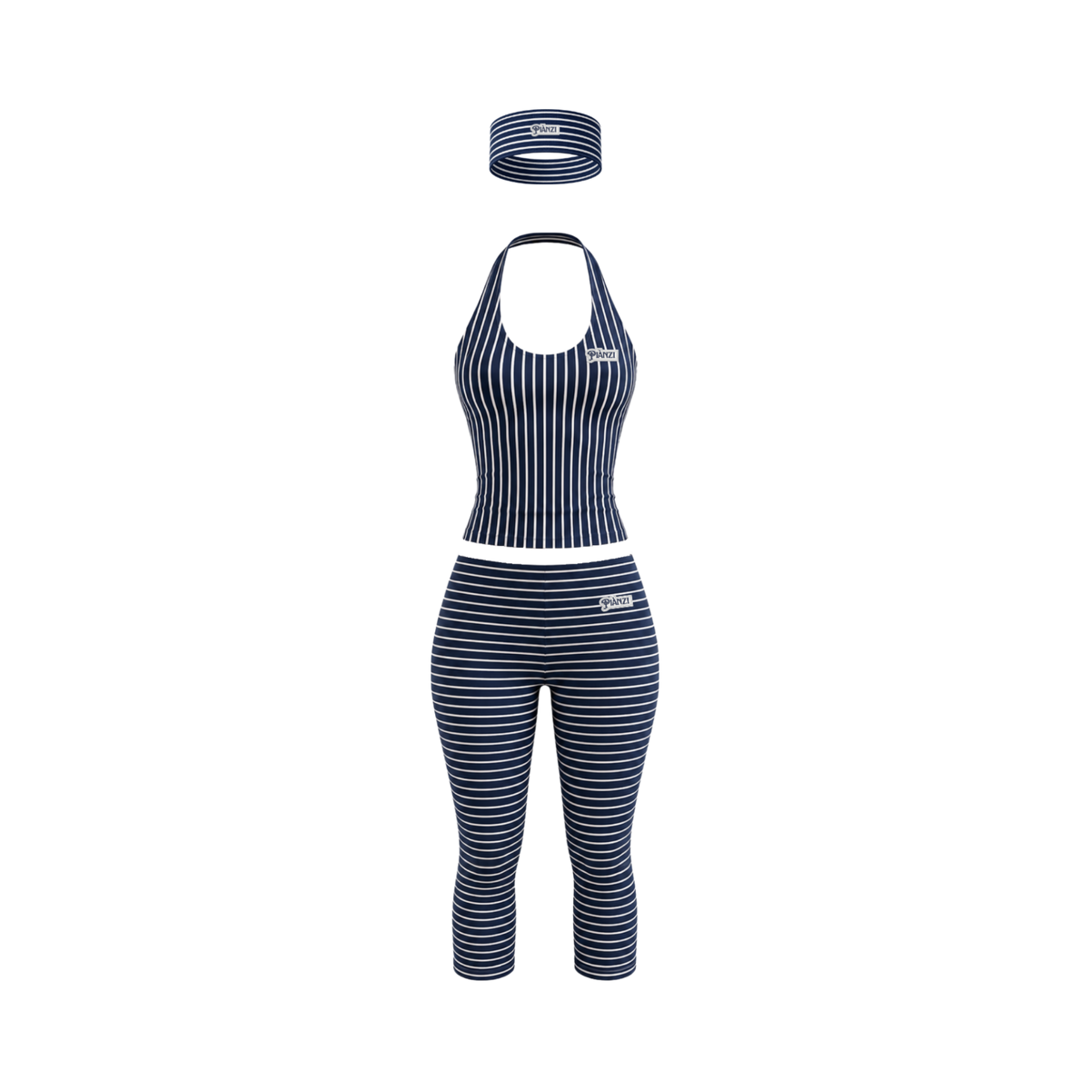 Kiss Me Set (NAVY BLUE & WHITE)