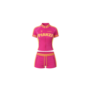 Short Velour Set (SUNSET)